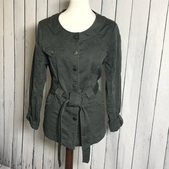 Trendy Gray DKNY Jacket - Picture 1 of 6